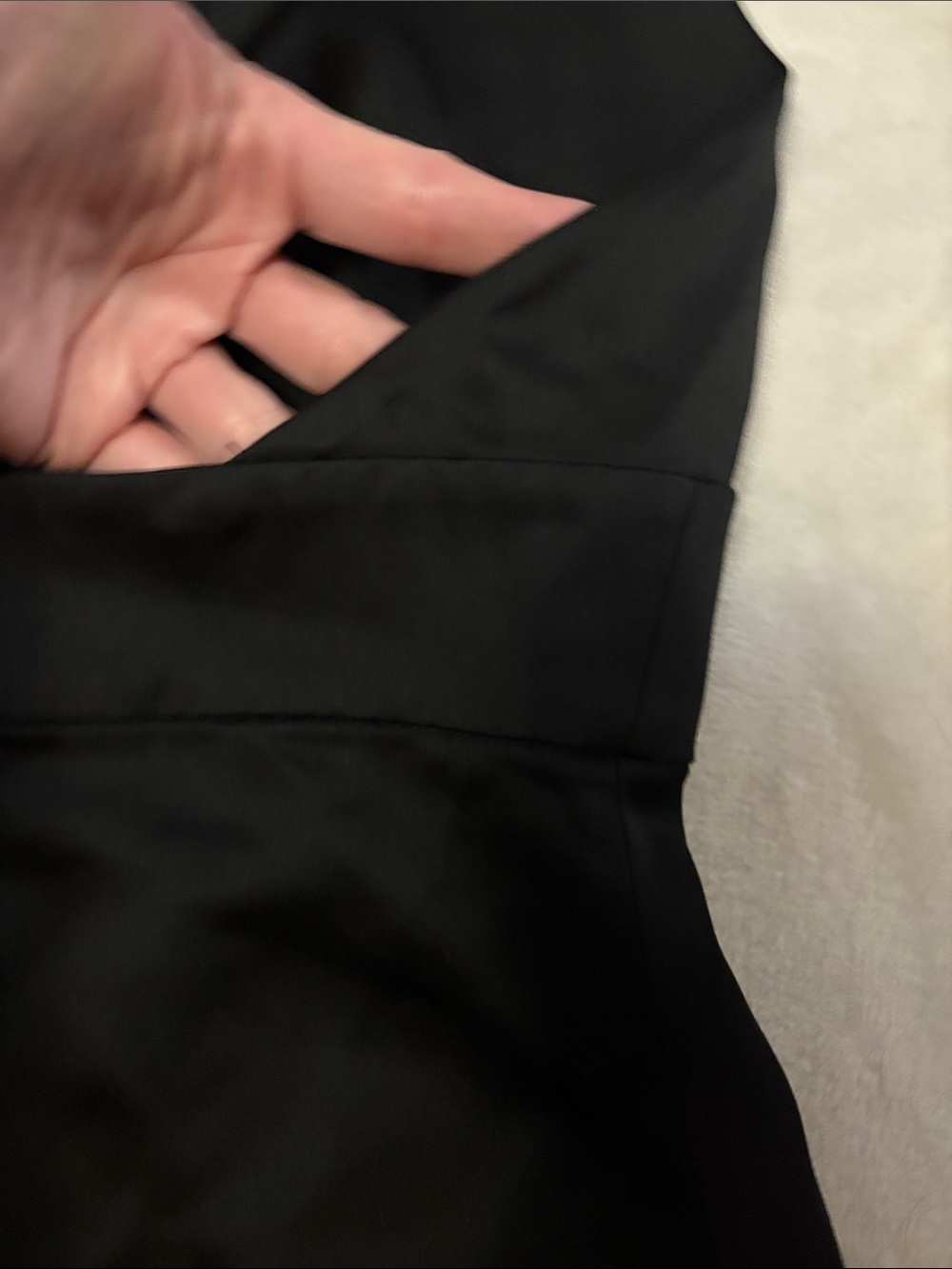 French Connection Black Backless Halter Midi Dress Size 8 EUC - Picture 10 of 10